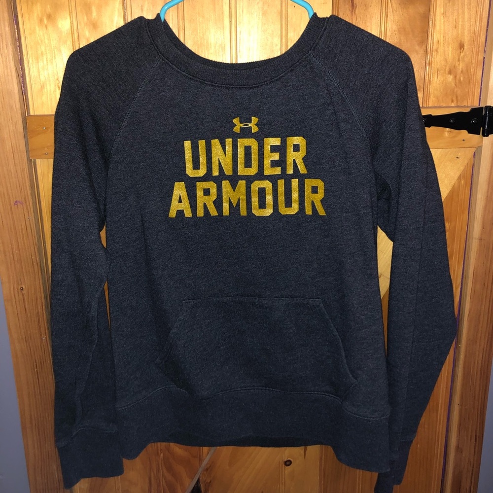 UNDER ARMOUR CREW NECK POCKET SWEATSHIRT